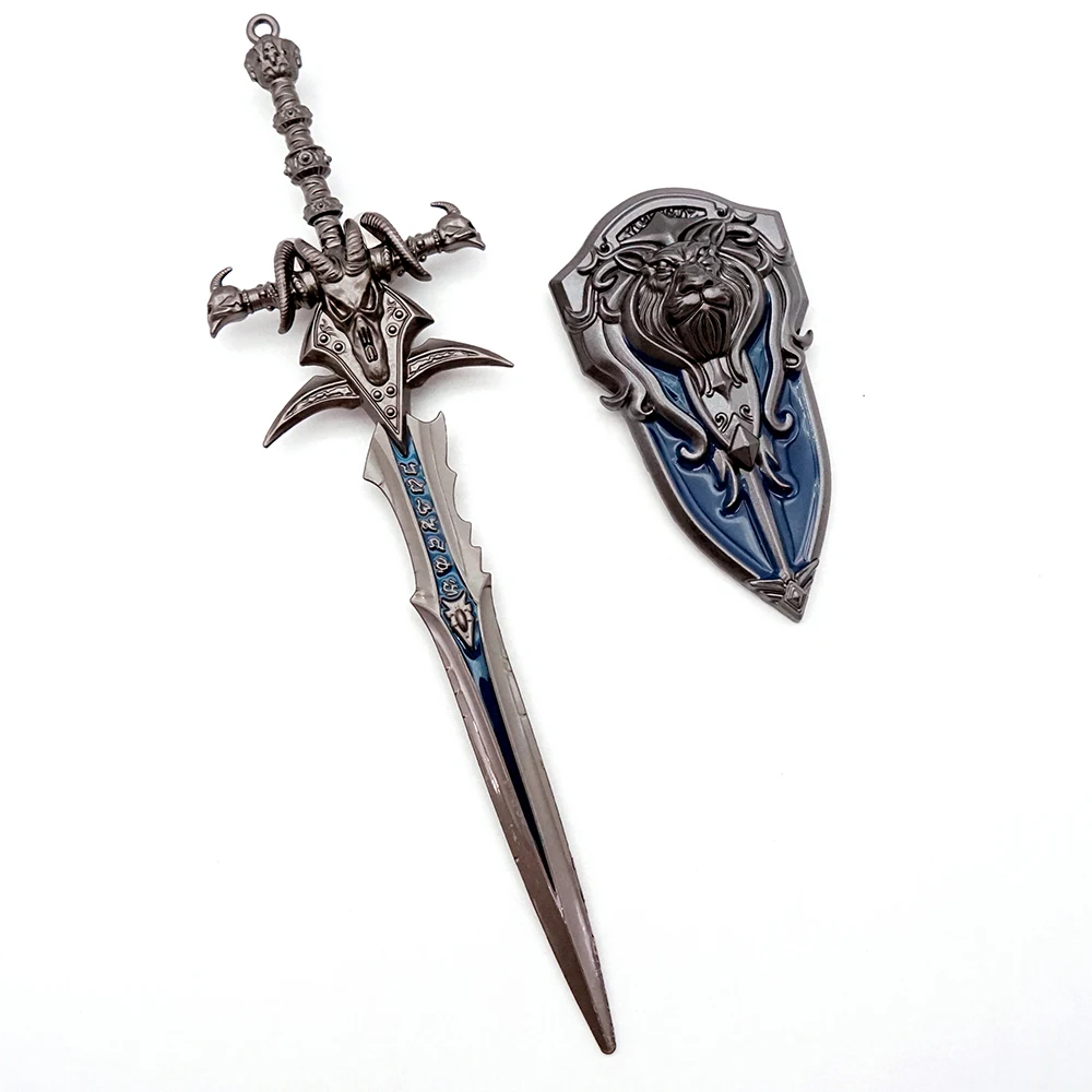 Game Shadowmourne Frostmourne Keychain Arthas Sword with Shield Keyring Men Keychains Accessories Car Key Ring llaveros Game Shadowmourne Frostmourne Keychain Arthas Sword with Shield Keyring Men Keychains Accessories Car Key Ring llaveros