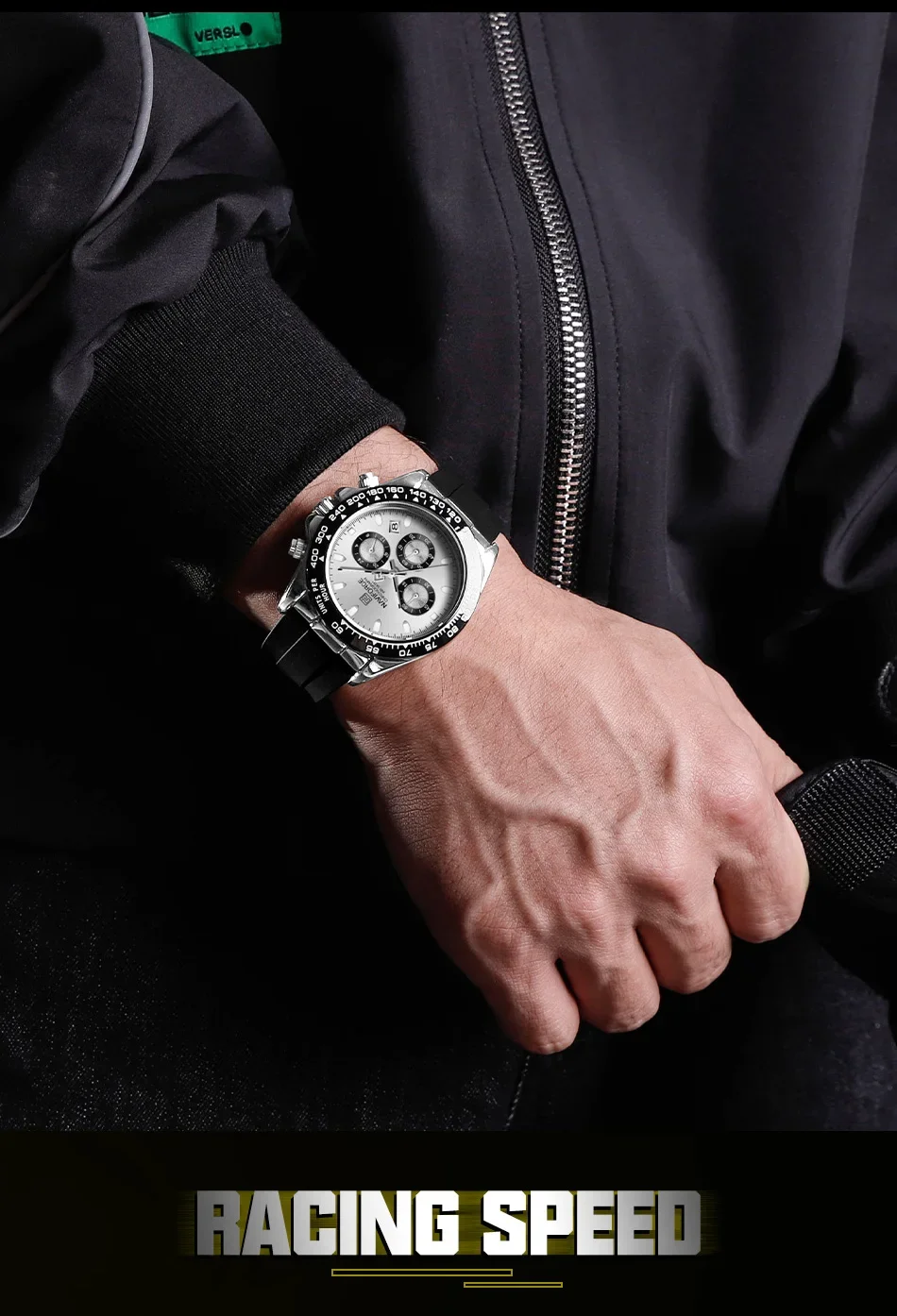 NAVIFORCE Fashional Watches For Men Silicone Band Casual Sport Chronograph Luminous Wristwatch Relogio Masculino Male Gift 2025