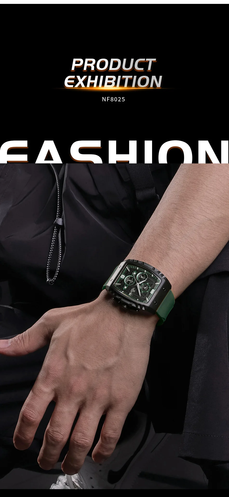 NAVIFORCE Brand 2023 New Men's Watches Luxury Silicone Strap Casual Quartz Wristwatches Sport Waterproof Clock Relogio Masculino