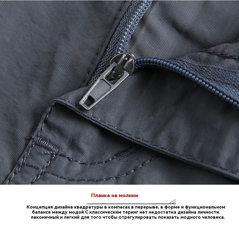 2025 Summer Men's Casual Cargo Trousers Outdoor Sports Pants Multi Pockets Tactical Pant Waterproof Camping Fishing Men Clothing