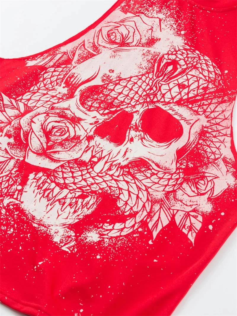 2025 Summer fitness Tank Top Men Fashio Comfortable Printed Loose tops Retro Style Sports Leisure Sleeveless vest Men sportswear