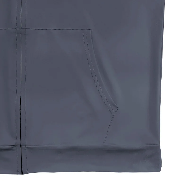 2025 Summer New style Men's Sports casual tank top Training Zipper Hooded Open Collar Sleeveless Loose Breathable Vest men Tops