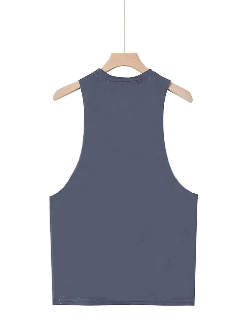 2025 NEW Summer Fitness Tank Top Men Sports tank top Fashion Comfortable Printed Loose tops printing running Sleeveless vest Men