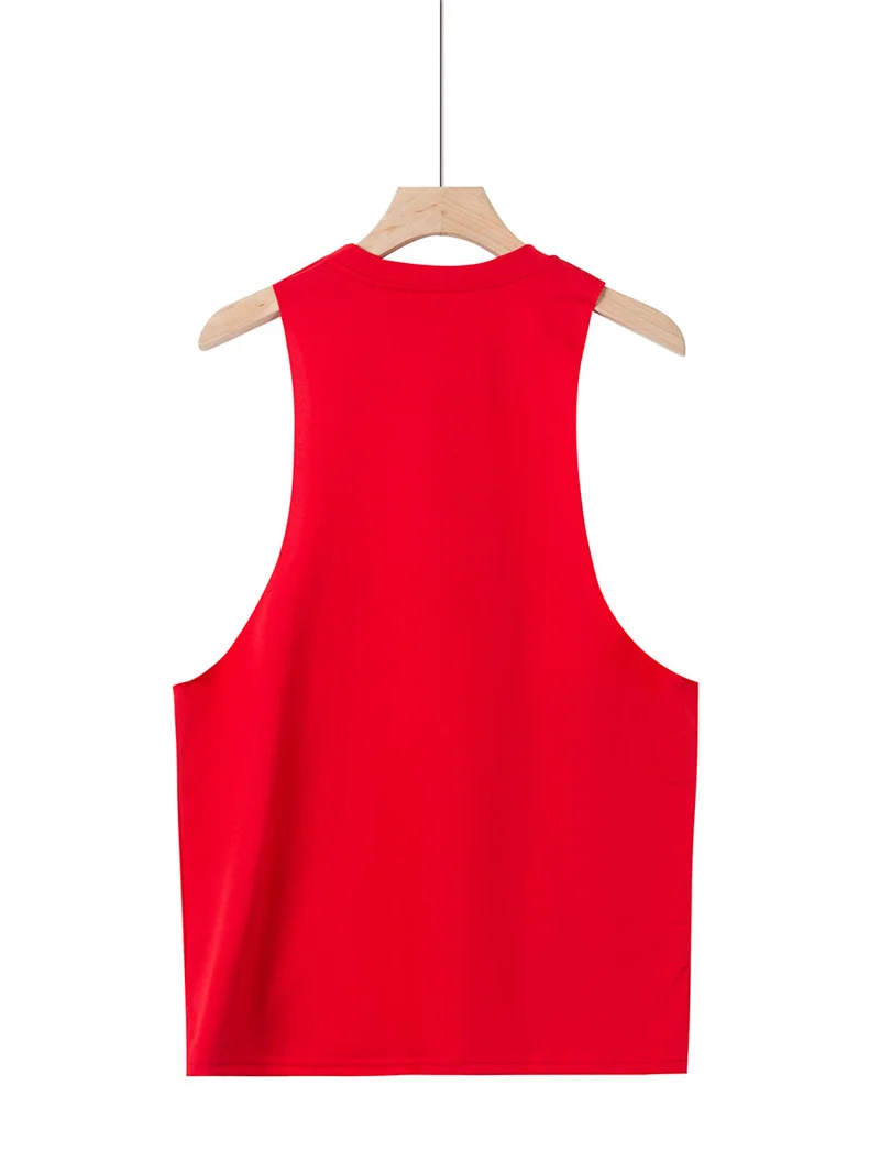 2025 NEW Summer Fitness Tank Top Men Sports tank top Fashion Comfortable Printed Loose tops printing running Sleeveless vest Men