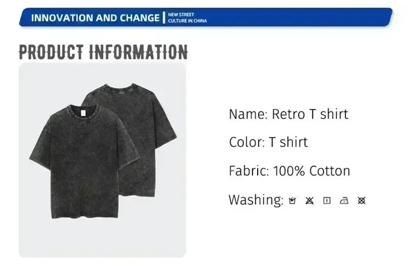 Summer Black Washed Vest Hip Hop Streetwear Tank Top Oversized Cotton T Shirt Anime Graphic Character Print Vest Tee Top