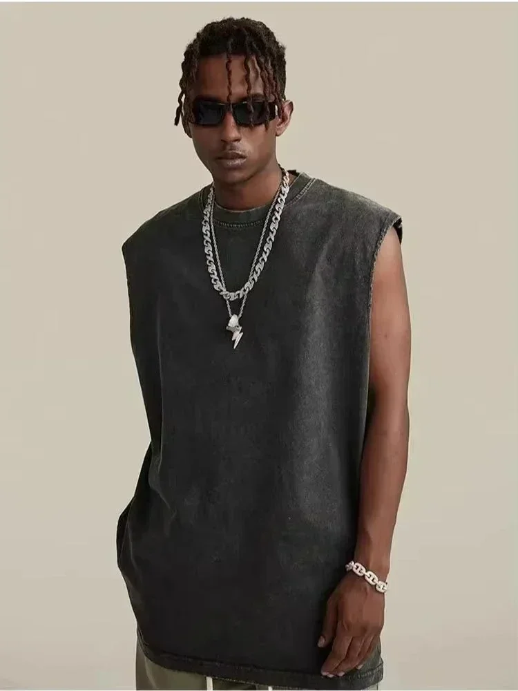 Attack on Titan Japanese anime s highly popular 2D printed 2025 summer trendy washable vest top mens clothing tank tops