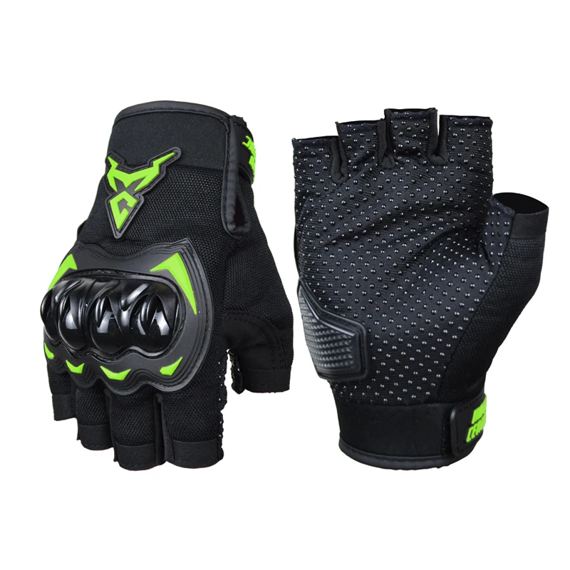 MOTOCENTRIC Summer Motorcycle Gloves Half Finger Breathable Motorcyclist Gloves ATV MTB Cycling Gloves Anti-fall Palm Guard Moto