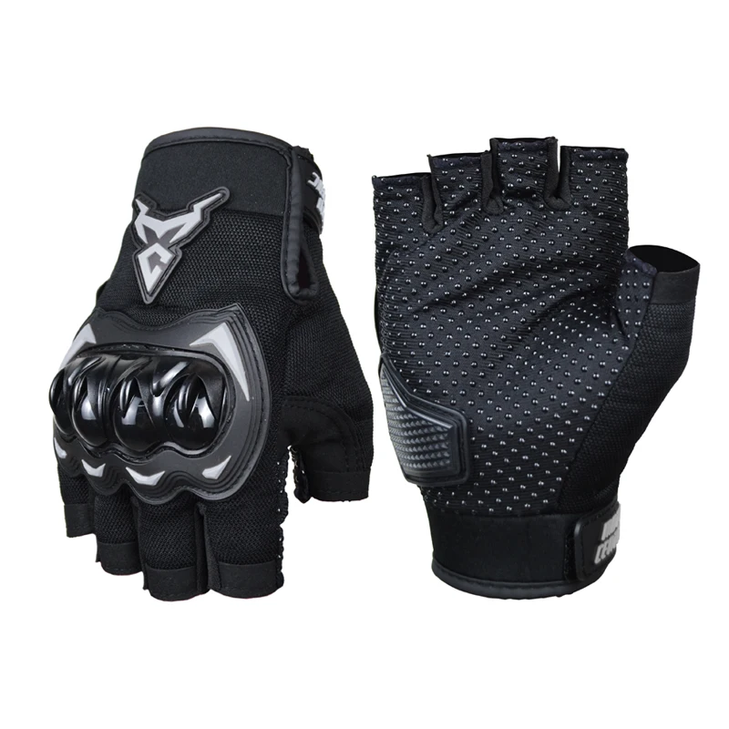 MOTOCENTRIC Summer Motorcycle Gloves Half Finger Breathable Motorcyclist Gloves ATV MTB Cycling Gloves Anti-fall Palm Guard Moto