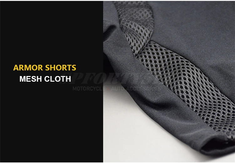 Men's Motorcycle Armor Trousers Motocross Pants Long Armor Knee Crotch Hip Protection Motorbike Riding Racing Equipment Shorts