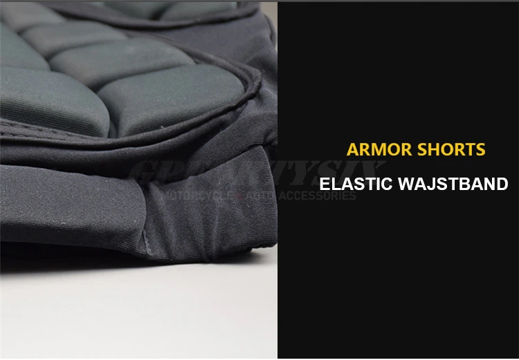 Men's Motorcycle Armor Trousers Motocross Pants Long Armor Knee Crotch Hip Protection Motorbike Riding Racing Equipment Shorts