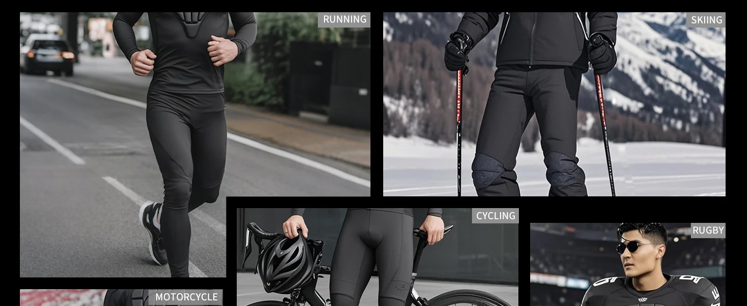 WOSAWE Summer CE1/2 Protective Motorcycle Racing Pants Men's Motocross Off-Road Pants Black Mountain Bike Cycling Moto Pants