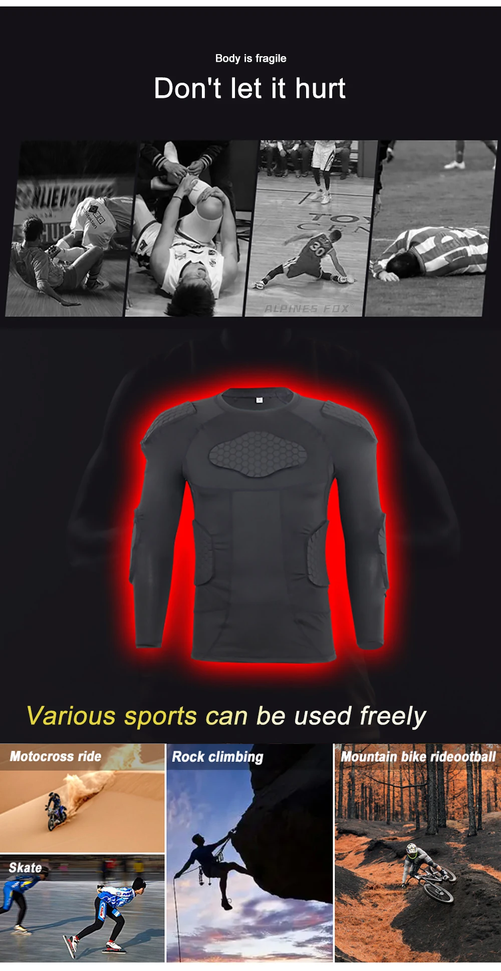 Motorcycle Armor Underwear Protector Motocross Jacket Layer Pants Compression Shirts Motorbike Body Protective Bike Gear Suit