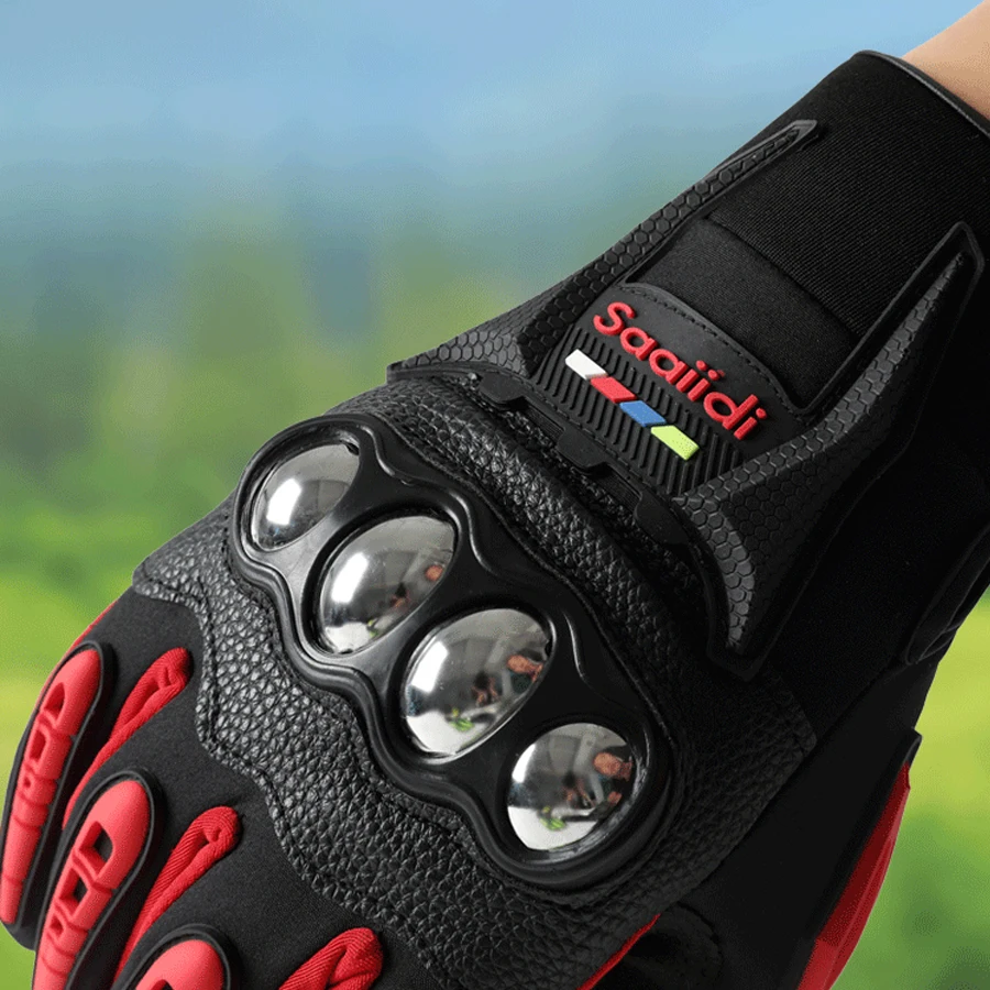 Winter motorcycle gloves, men's and women's touch screens, anti slip, anti fall, anti splash, windproof, motorcycle thermal glov