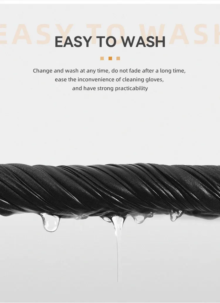 SFK Black Motorcycle Gloves Liner Summer Breathable Ice Silk Texture Sweat Absorption Quick Drying Riding Gears Accessories