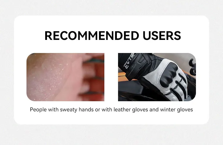 SFK Black Motorcycle Gloves Liner Summer Breathable Ice Silk Texture Sweat Absorption Quick Drying Riding Gears Accessories