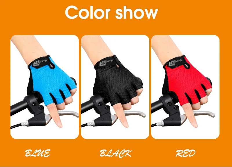 WEST BIKING Summer Cycling Gloves  MTB Full Finger Bike Gloves Touch Screen Non-Slip Silicone Palm Rest Driving Riding Gloves
