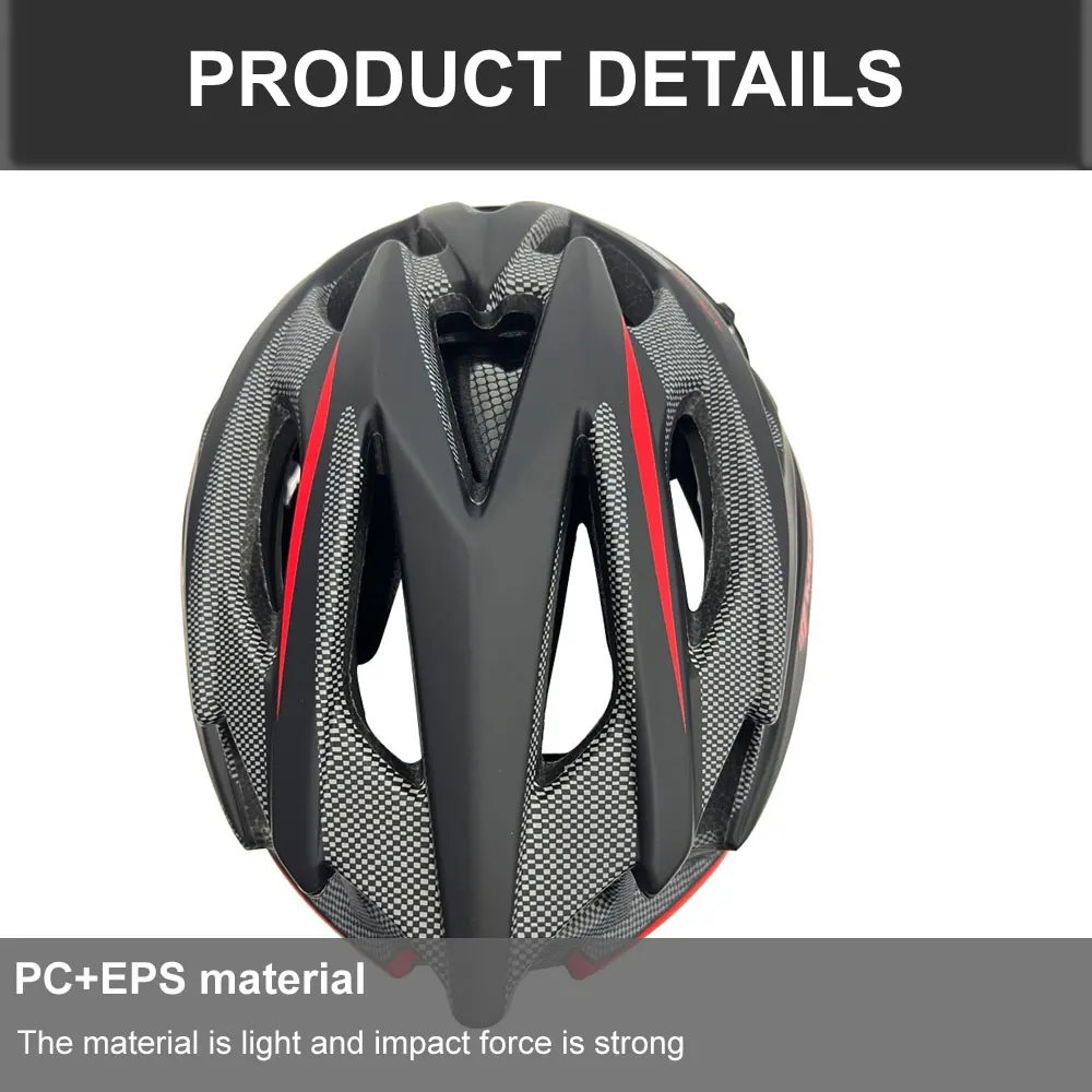 Lightweight Cycling Safety Helmet Outdoor Motorcycle Bicycle Helmet With Removable Visor Glasses MTB Mountain Road Bike Helmet