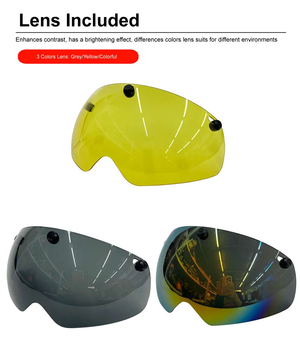 Lightweight Cycling Safety Helmet Outdoor Motorcycle Bicycle Helmet With Removable Visor Glasses MTB Mountain Road Bike Helmet