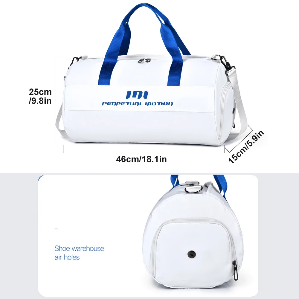 1pcs Gym Bag Womens Mens with Shoes Compartment and Wet Pocket Travel Duffel Bag for Women for Plane Sport Gym Tote Bags Swimmin