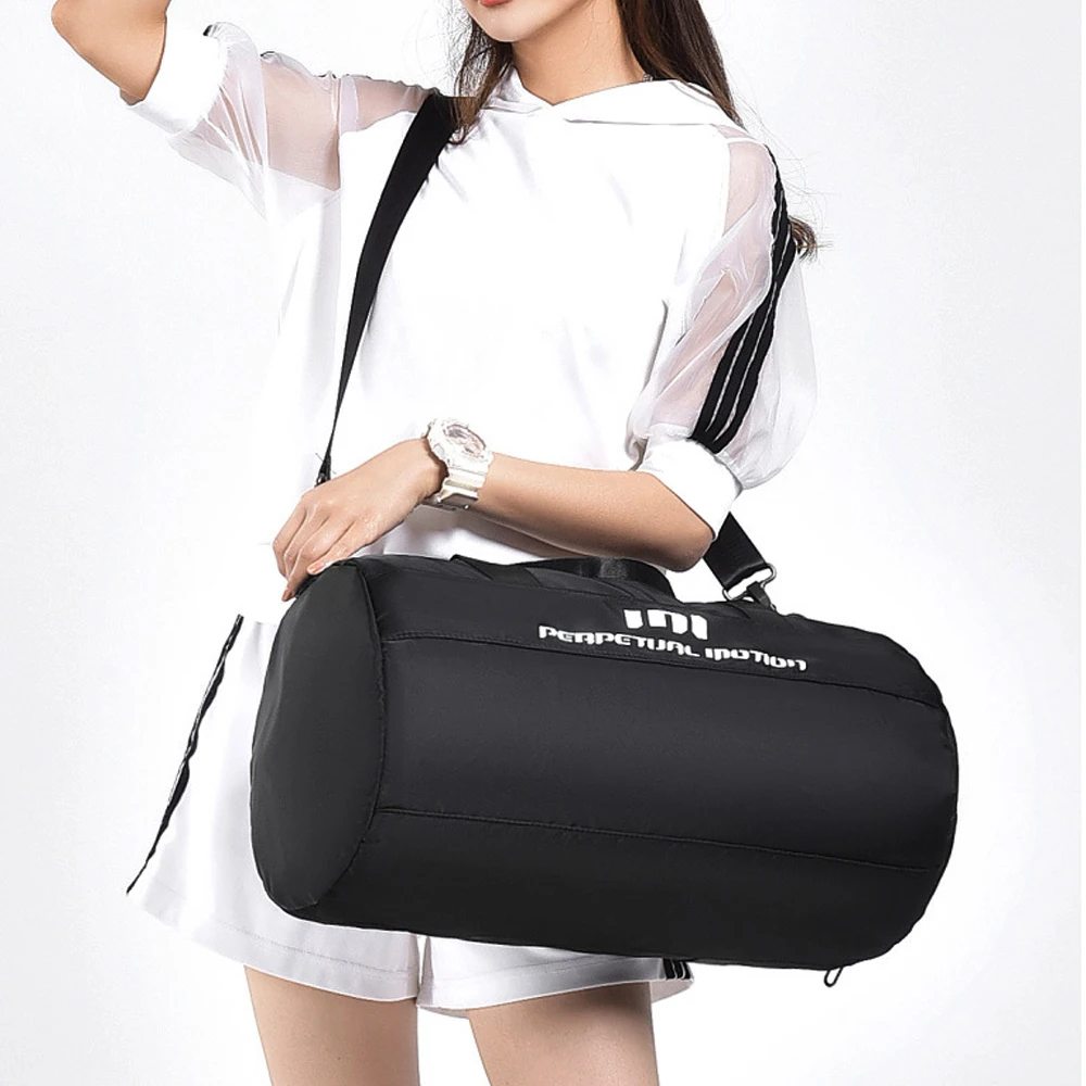 1pcs Gym Bag Womens Mens with Shoes Compartment and Wet Pocket Travel Duffel Bag for Women for Plane Sport Gym Tote Bags Swimmin