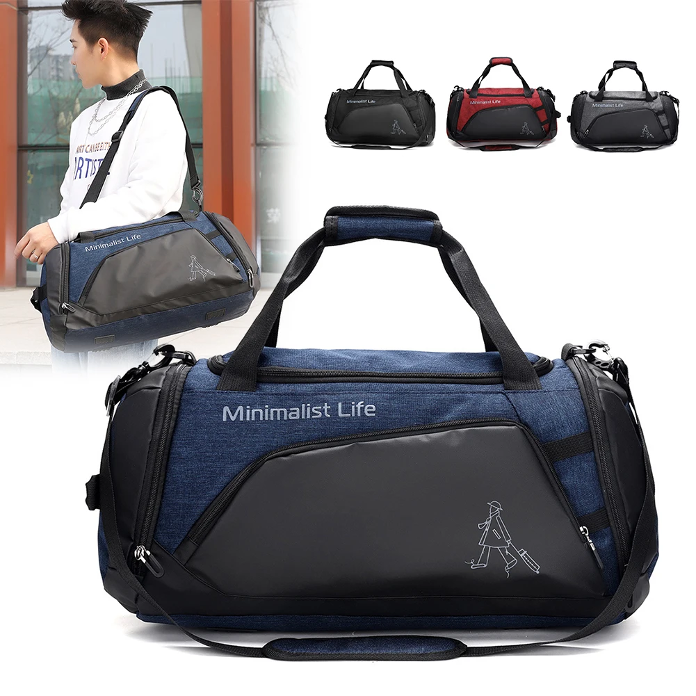 Fitness Bag Nylon Sports Backpack Large Capacity  Fitness Training Bag Multifunctional Wear-resistant Bags for Outdoor Football