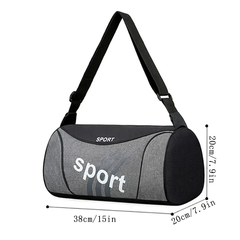 Women's & Men's Gym Bag Unisex Outdoor Crossbody Shoulder Backpack Personalized Duffel Overnight Travel Yoga Sports Bag