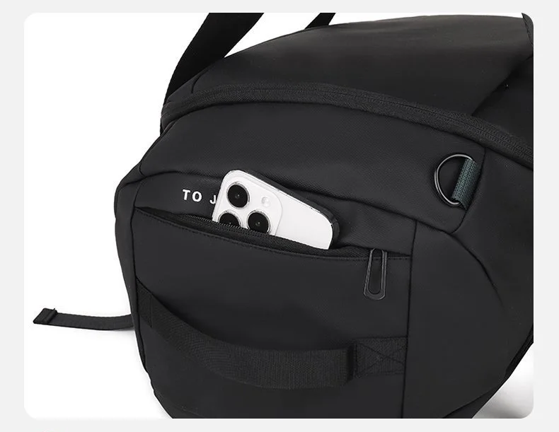 Fitness Gym Shoulder Bag with Shoes Pocket Travel Duffel Trip Luggage Backpack Large Capacity Outdoor Sports Training Handbag